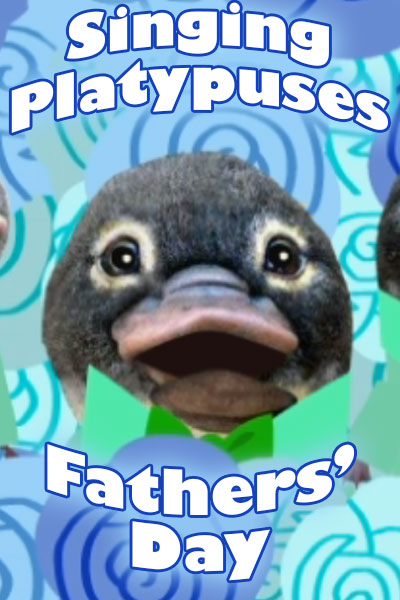 A cute platypus in a dapper suit and tie is pictured in the thumbnail image of this free Father's Day ecard.